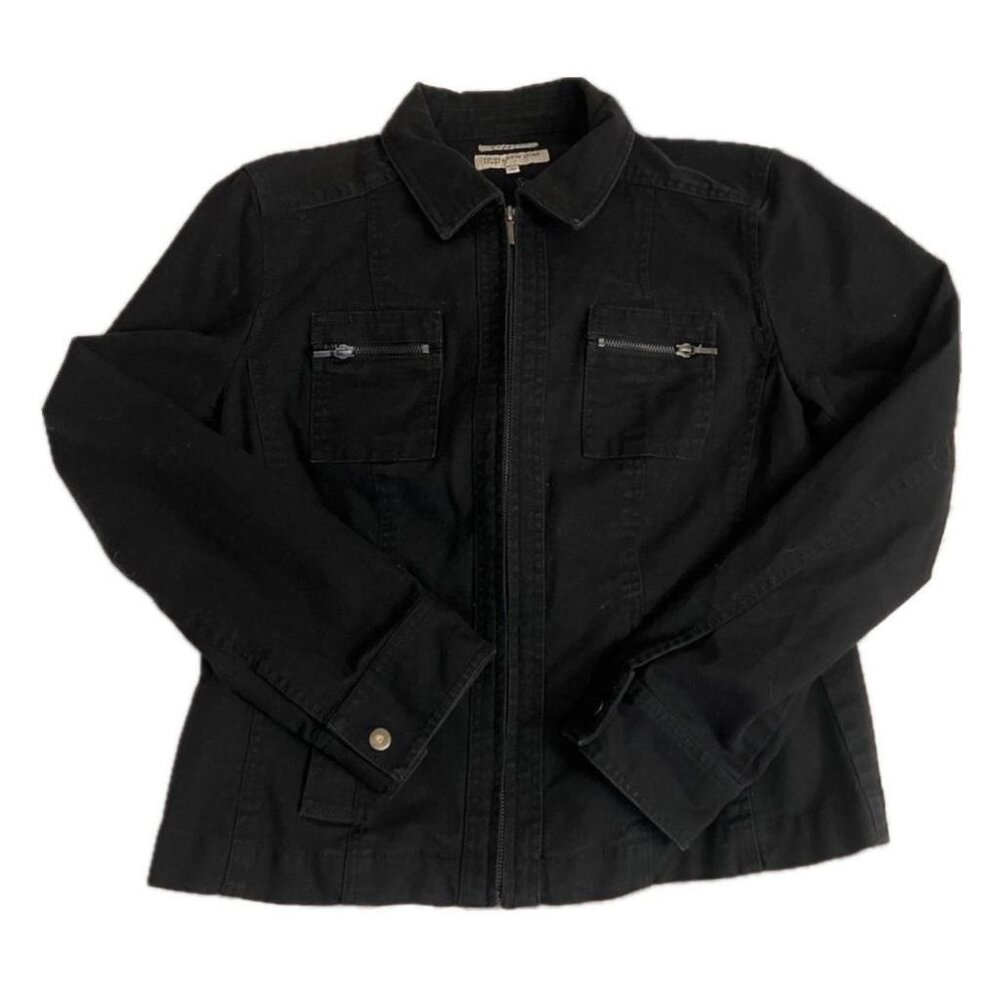 Jones New York Sport Utility Black Jacket